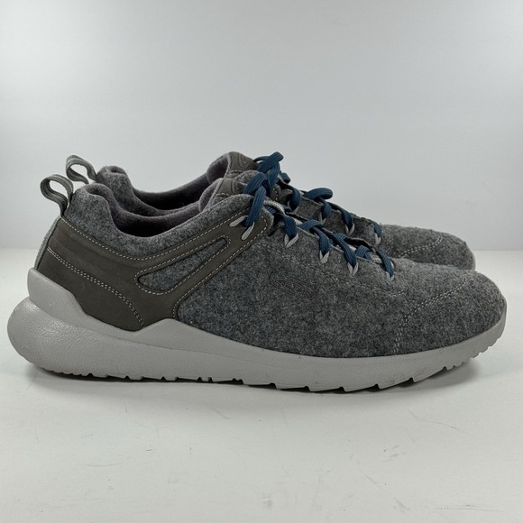 Keen Highland Arway Steel Gray Wool Casual Shoes Sneakers Men's Size 10.5